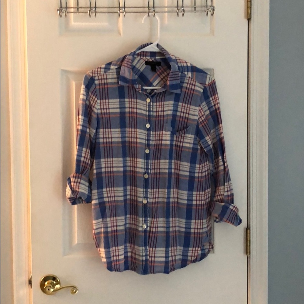 J. Crew Linen Button Up Shirt